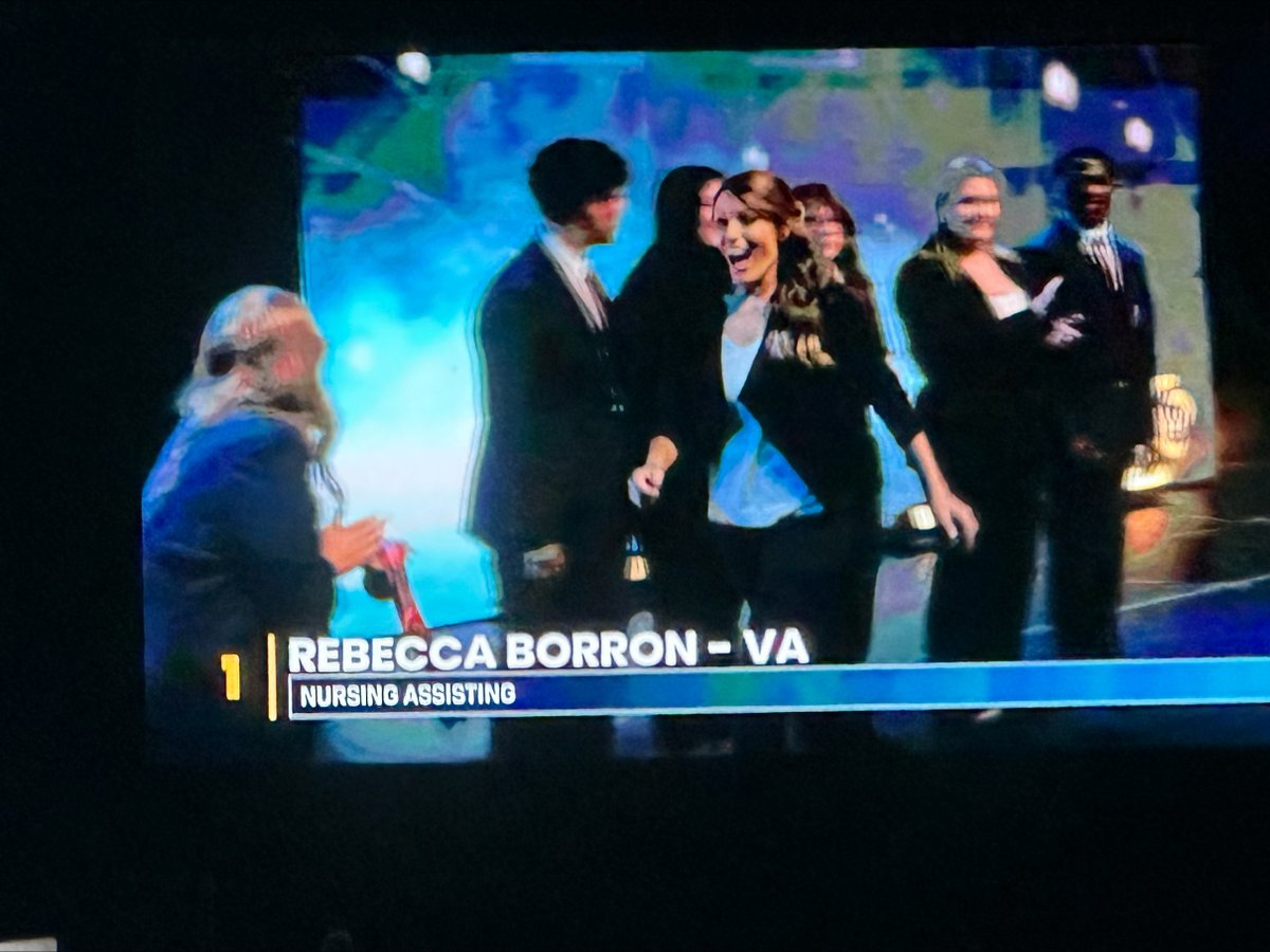HenricoCTE's tweet photo. Huge congratulations to Rebecca Borron, a Practical Nursing II student, for capturing 1st Place in post-secondary Nursing Assisting at the 50th Annual 2026 HOSA International Leadership Conference! π₯ #hosa2026 #FutureHealthcareHeroes #acecenterproud #HenricoCTE #LifeReady https://t.co/upmiPLvXQG