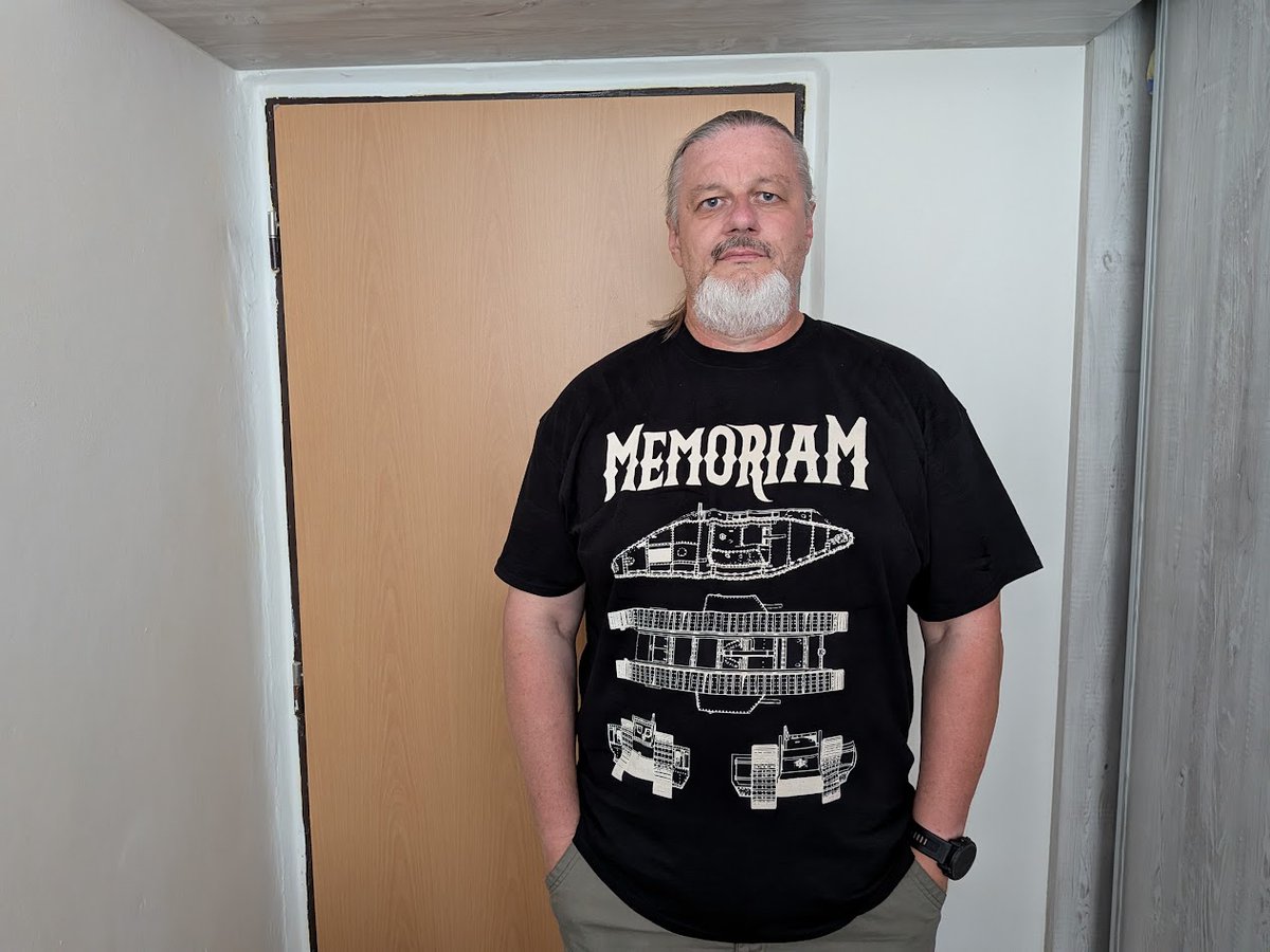 deadlystormzine's tweet photo. Back on the battlefield! I revere the British maniacs MEMORIAM as great death metal warriors! A T-shirt and my support are a given! Old-school death metal forever!

Zpátky na bojišti! Britské maniaky MEMORIAM uctívám jako skvělé death metalové bojovníky! Triko a podpora je samozřejmostí! Old school death metal forever!

- #deathmetal #memoriam #support #oldschooldeathmetal
- .@memoriamUK 
- .@jakubasphyx