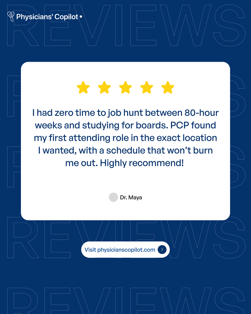 Phycopilot's tweet photo. More Testimonials

#Physicianscopilot #Medical #doctor #job #AI #Medicalcareer https://t.co/TJRMWanPO2