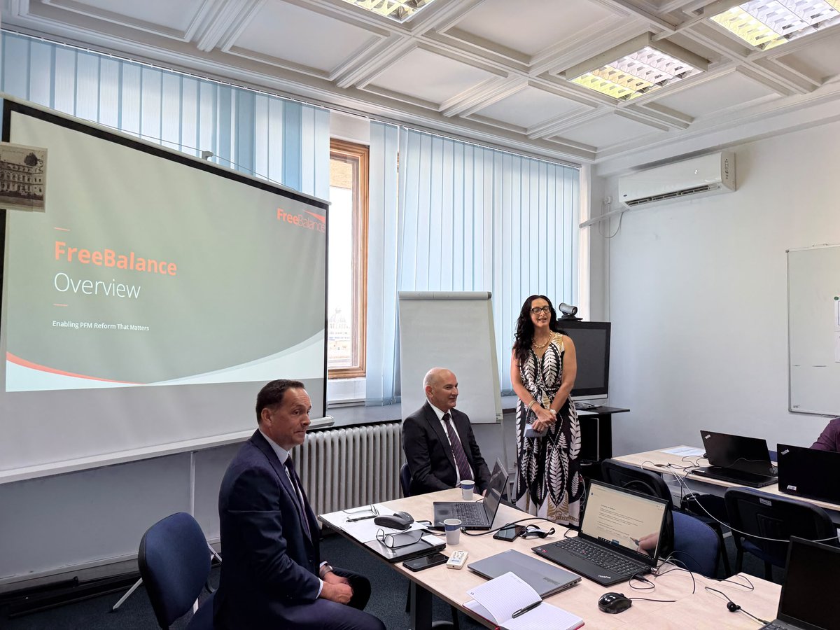 freebalance's tweet photo. Governments call on FreeBalance for deep PFM expertise built across 30+ countries. Last week that meant Bucharest, a workshop with Romania's Ministry of Finance and School of Public Finance on budget planning, treasury, procurement, and digital government. 

#PFM #GovTech https://t.co/PeKxt4n97K