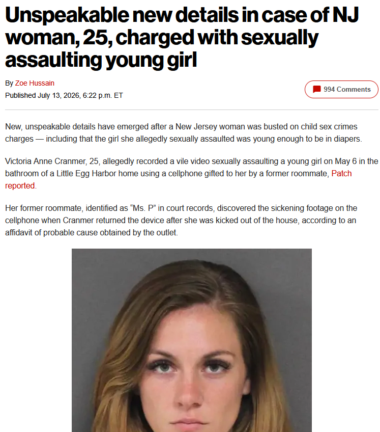TenGoesRiver's tweet photo. @nypost Was it a boy or a girl? Not that it matters. Abuse of a child is still abuse. Just confused as your xweet says boy but news post says girl. https://t.co/5dBBNX3Yh0
