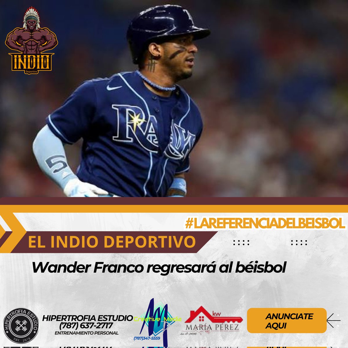 El_Indio_DPVO's tweet photo. Wander Franco regresará al béisbol.

Varios periodistas de renombre en la República Dominicana 🇩🇴 reportan que Wander Franco estará integrando la Selección Nacional de República Dominicana 🇩🇴 para los Juegos Centroamericanos y Del Caribe Santo Domingo 🇩🇴 2026.

#JCC2026 https://t.co/cVe9jXnCM7