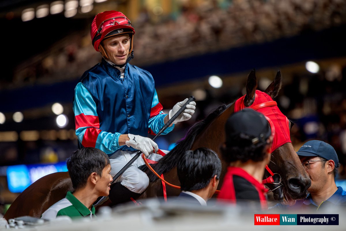 Wallacewanck's tweet photo. Winning Champion wins at the Happy Valley Season Finale under Lyle Hewitson.
@LyleHewitson 
#horseracingphotography #hkjcracing #sports https://t.co/iXUxjkwXSK