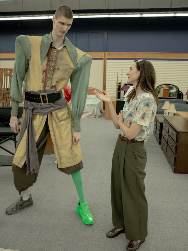RetroReminiscer's tweet photo. Behind the scenes photos from the filming of BACKROOMS (2026). https://t.co/VzJUnKzKlS