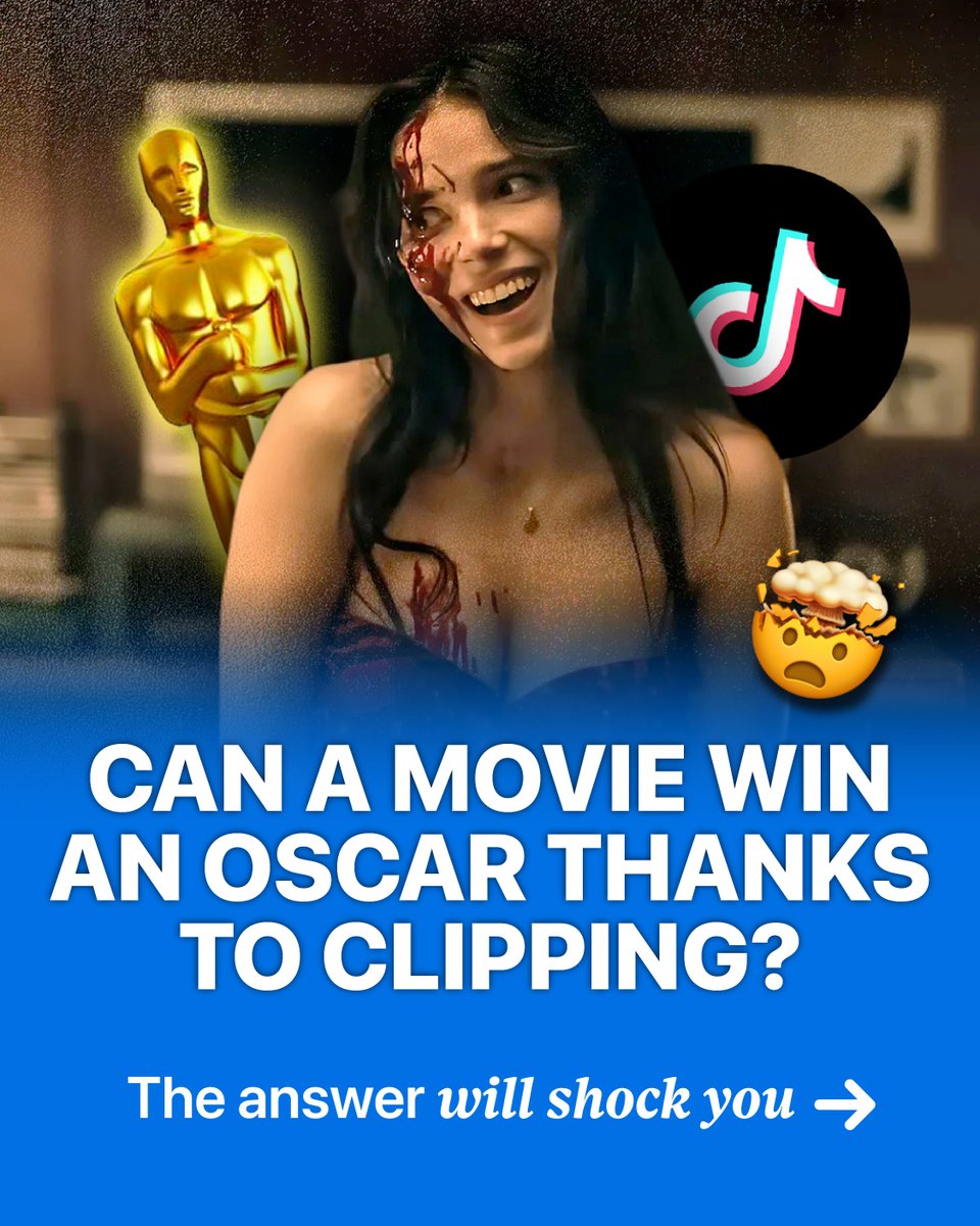 KlippifyApp's tweet photo. Can a movie win an Oscar because of short-form content?

A few years ago, that question would have sounded absurd. Today, one of the most respected awards publications in the industry is openly discussing whether strategic "clipping" could influence Oscar campaigns.

The reason is simple. Audiences no longer discover movies only through trailers, interviews, or TV appearances. They discover them through hundreds of short videos circulating across TikTok, Instagram Reels, and YouTube Shorts.

A single scene can generate millions of views. A memorable dialogue can become a trend. A film can stay relevant for months thanks to organic distribution.

This is exactly why clipping is becoming much more than a creator strategy. It's evolving into a distribution strategy. At Klippify, we've believed this from day one. Instead of relying on a single promotional campaign, brands and creators can turn one long-form piece of content into hundreds of clips distributed organically by dozens, or even hundreds, of creators.

The result isn't just more views. It's more touchpoints, more conversations, and a much greater chance of reaching audiences that traditional distribution would never reach.

We're still at the beginning of this shift. But if clipping is becoming part of the conversation around Oscar campaigns, it's a strong signal that content distribution is entering a new era.

Welcome to the Clip Economy 🚀

Full article: https://t.co/17iTU6NkGK