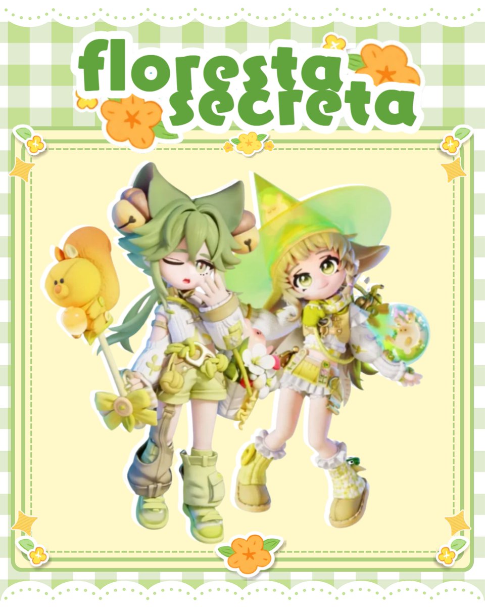 _gabimei's tweet photo. CONFIRMADO! reprise dos Banners Floresta Secreta, que chega no dia 15/08! Trouxe tudo que achei sobre o banner que já veio na versão chinesa!🦋#heartopia #ハートピア https://t.co/GIaeOf0ByN