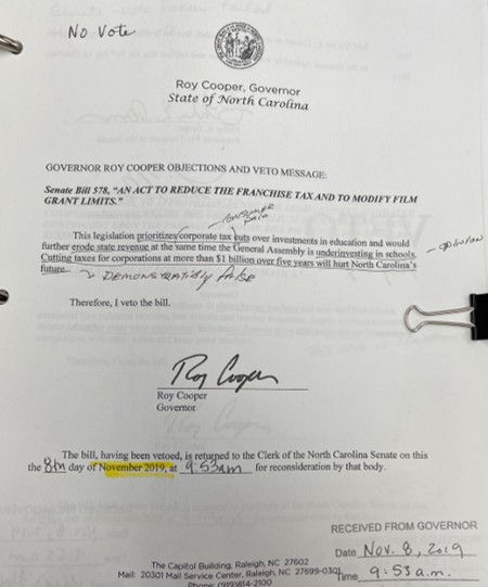 repwomencatawba's tweet photo. Another installment of Bills that Roy Cooper VETOED! Roy Cooper is NO GOOD for North Carolina! #catawbacounty #catawbacountync #MecklenburgCountyNC #MecklenburgCounty #wakecounty #wakecountync #guilfordcountync #guilfordcounty #NorthCarolina https://t.co/WWval5PYnb