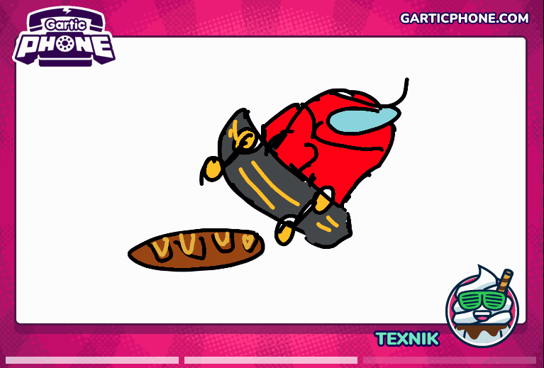 batalova007's tweet photo. Red on a skateboard YOYOAOOAOOAO!!!
(A meme born while playing Gartic Phone) x)
I'll post one of the gifs from this session (though everything here is in Russian. Sorry) Ρ
')
#AmongUs #amongusfanart #Ghostkitten https://t.co/TaPzcmd1hy