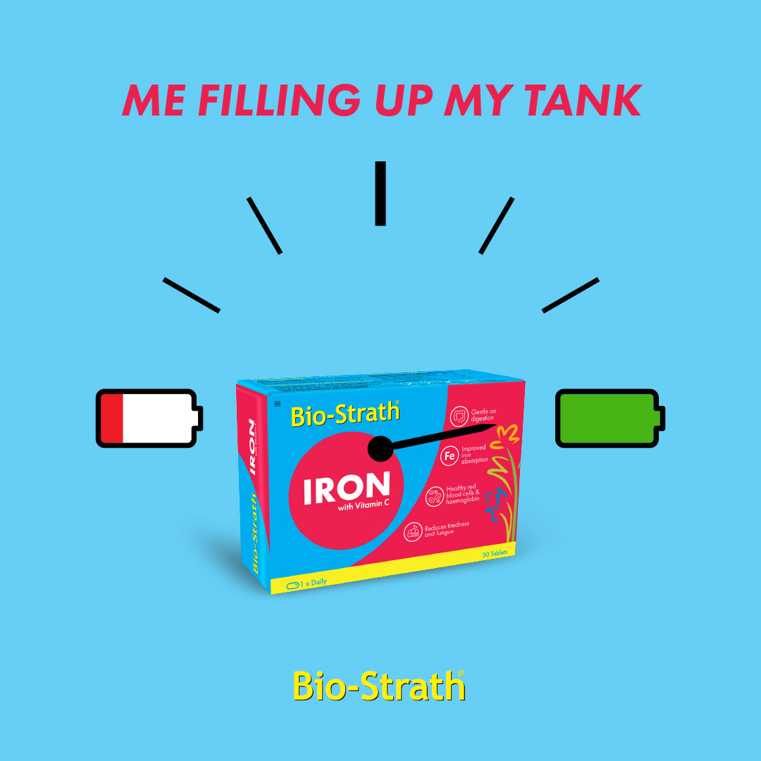 BioStrath_SA's tweet photo. Feeling tired? Fill up your tank with Bio-Strath® Iron. 

Bio-Strath Iron helps support natural energy and vitality and reduces fatigue. https://t.co/yuecMUZGW4