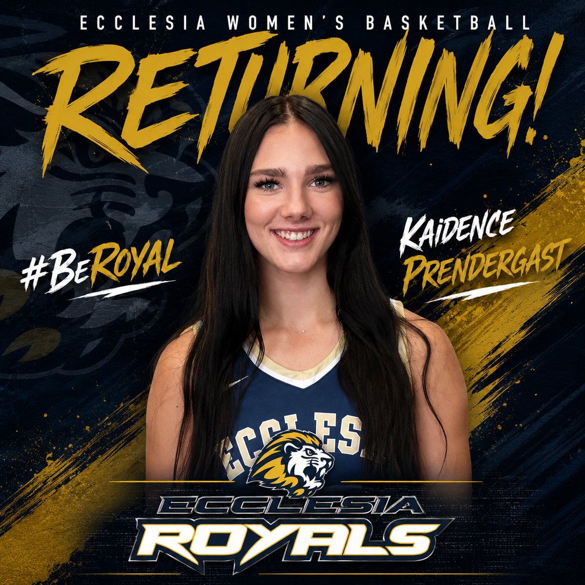 ECLadyRoyalsWBB's tweet photo. sheโs backkkkk ๐
#BeRoyal ๐ฆ https://t.co/GNcNgUH9Dr