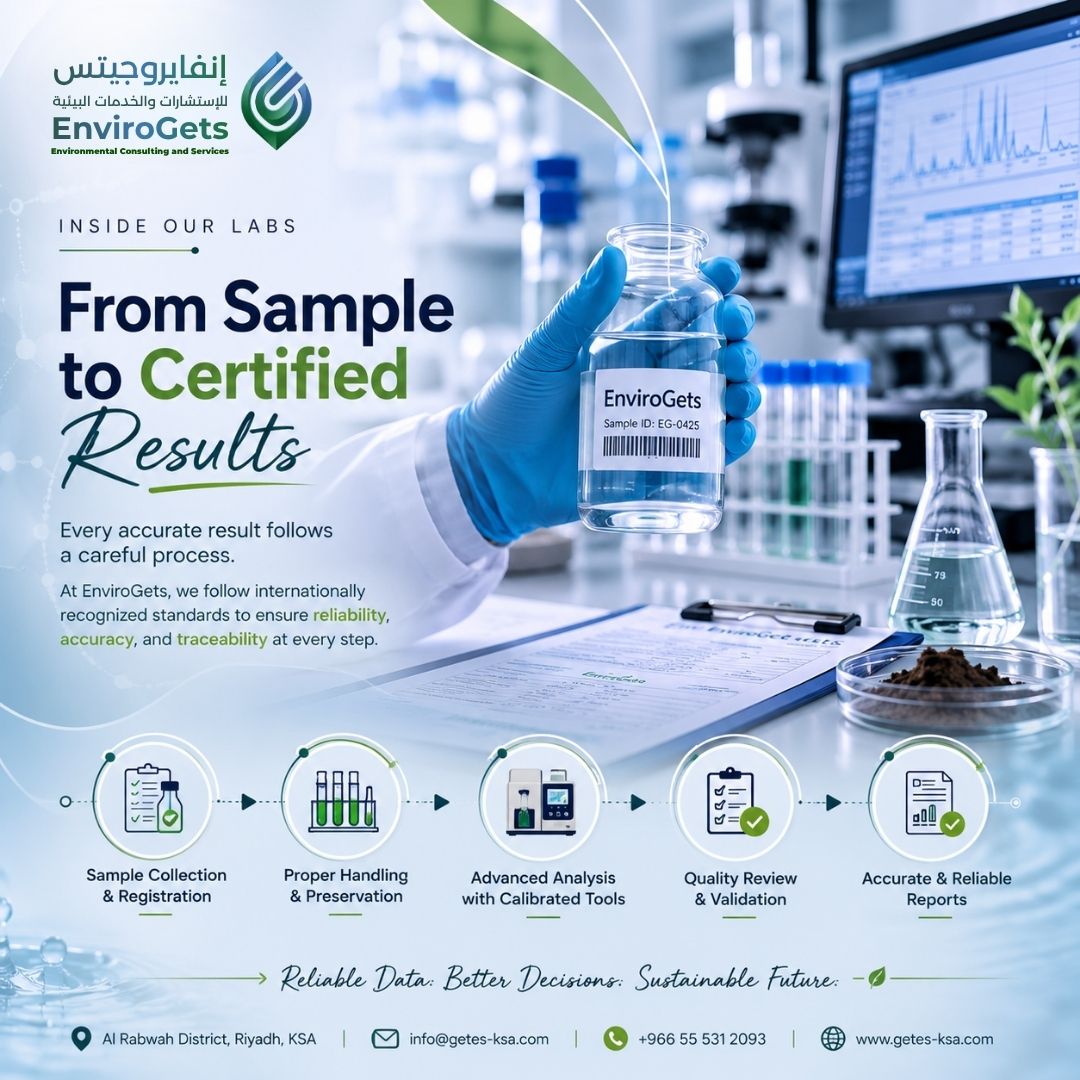 GETES662766's tweet photo. كل نتيجة دقيقة... تبدأ بخطوات دقيقة.

#EnviroGets #EnvironmentalLaboratory #WaterTesting #SoilTesting #ISO17025 #EnvironmentalMonitoring #EnvironmentalTesting #SaudiArabia #EnvironmentalConsulting #WaterQuality #Sustainability https://t.co/GIK6OMgROU