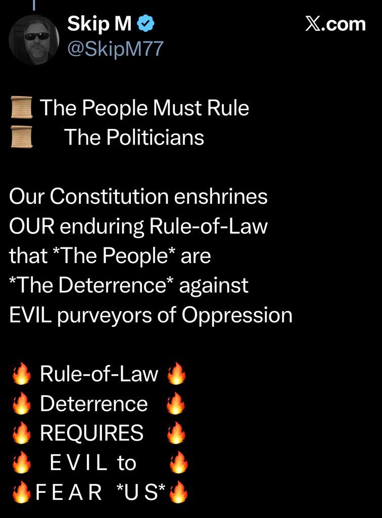 SkipM77's tweet photo. @RepLuna FIGHT   FIGHT   FIGHT  💪💪💪

When The People 
demand it 
Representatives  M U S T
have  NO  other  CHOICE  !!!

KEEP  MAKING  
‘SAVE AMERICA’  
THE   TOP  PRIORITY !!!

#TreasonIsNotRepresentation 
#ThePeopleAreTheAuthority 
#LessTalkMoreDo https://t.co/QBYJai4zop