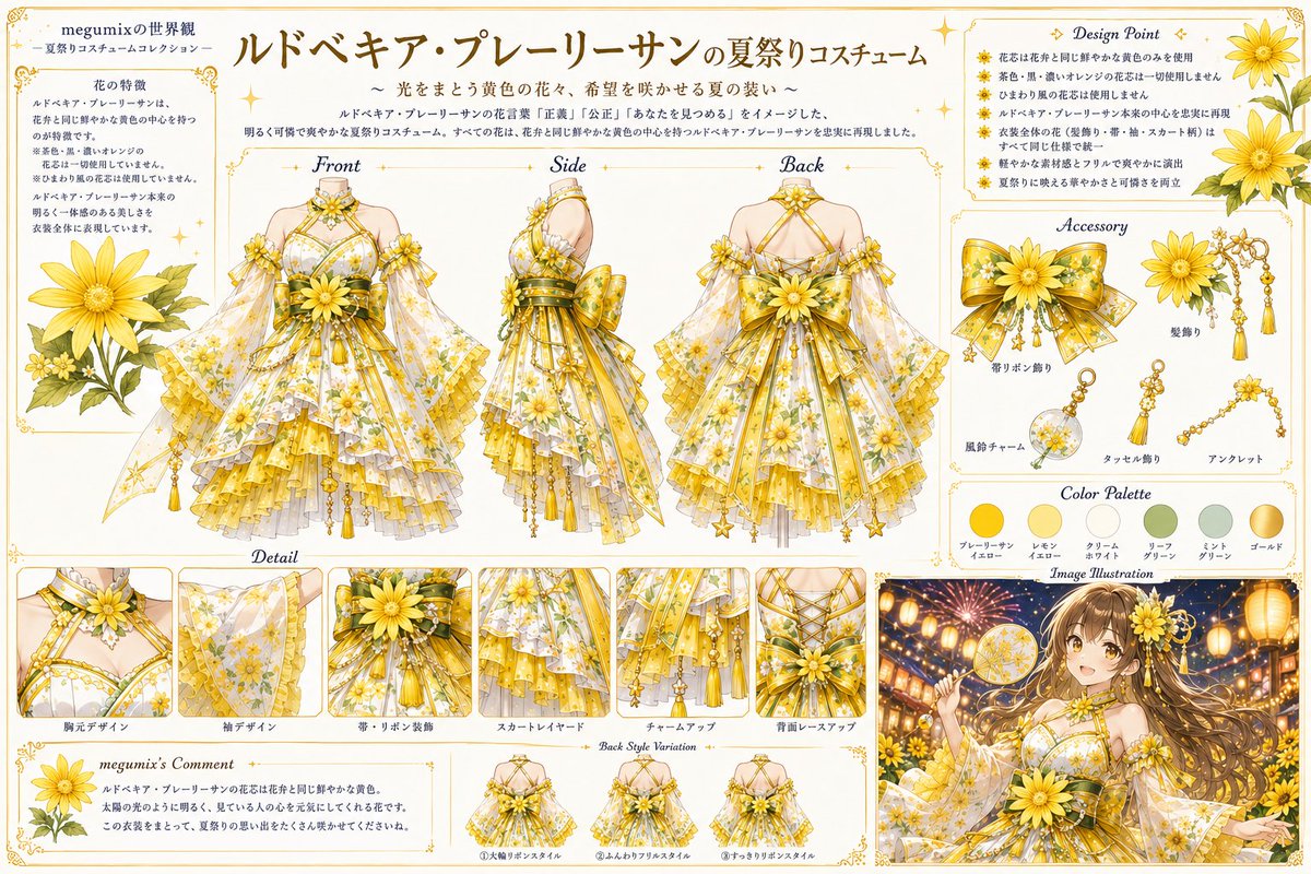 👗AI衣装デザイン図鑑👗 🎉【木曜新企画!!】🎉 ✨即興衣装制作