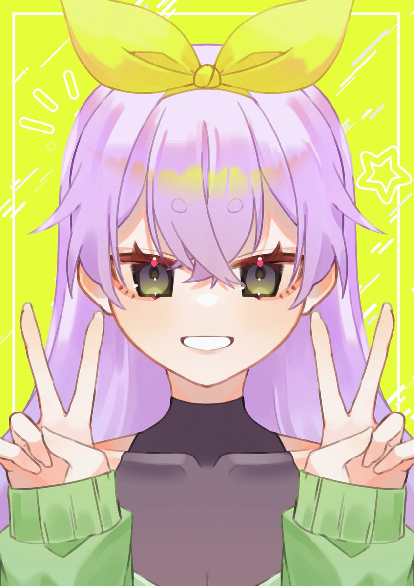Mskg_0's tweet photo. 再掲！ぴーす！
#oc  #illustration https://t.co/vnama1PXJE