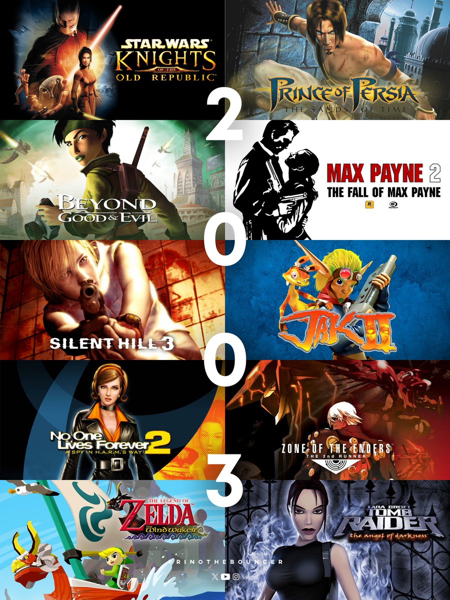 RinoTheBouncer's tweet photo. What are your favorite games from 2003?🚀 https://t.co/E4A8Gia9Iz