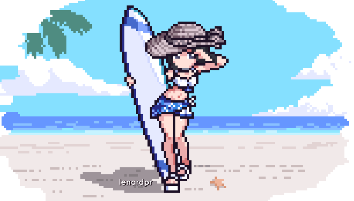 lenard_pr's tweet photo. It's #PortfolioDay !

I'm Len and I make pixelart and also regular art! I hope enjoy my works! 😊 https://t.co/MxZYQTiZLa