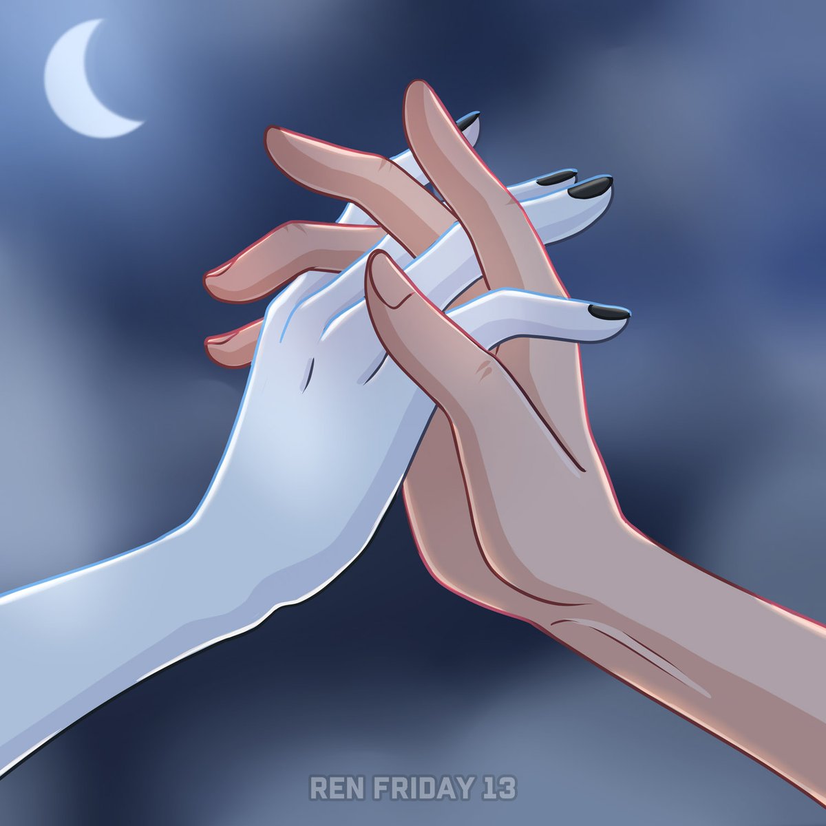 friday_ren's tweet photo. GrimmUlqui 🖤💙

#Grimmjow #Ulquiorra #GrimmUlqui #Bleach https://t.co/19U7AOW5fl