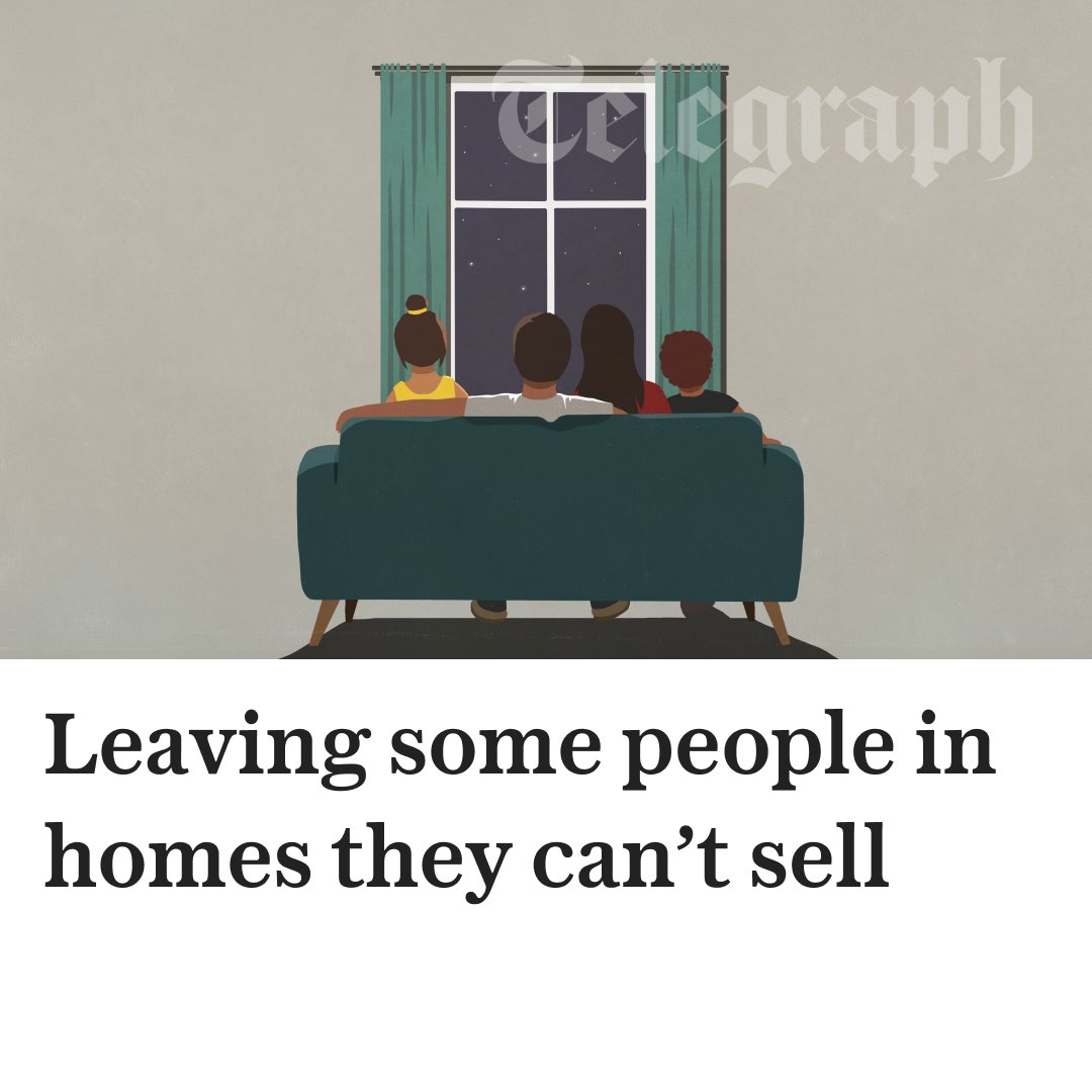 Telegraph's tweet photo. The property price gravy train has come off the tracks. Here's what happened - and why the consequences will be painful.