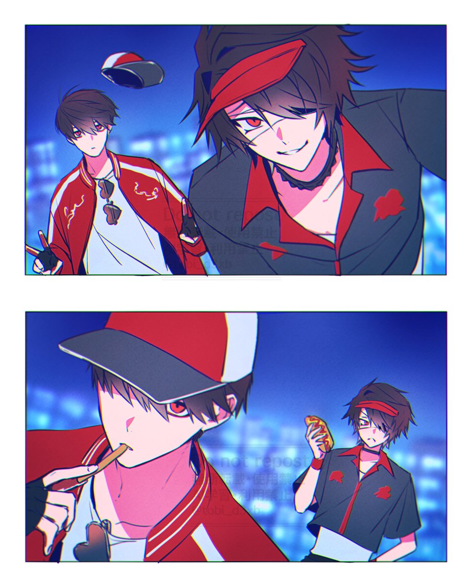 tobi_d3xb's tweet photo. ※曲パロ　🍔衣装なら似合うかなって… https://t.co/s9BsjJgfBt