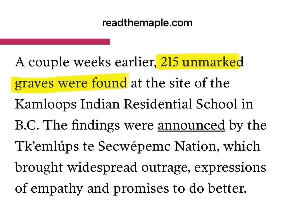 JimMcMurtry01's tweet photo. News outlet

2021 — “215 graves were found”

2026 — “possible discovery of 215 graves” https://t.co/DuXspJBcNa