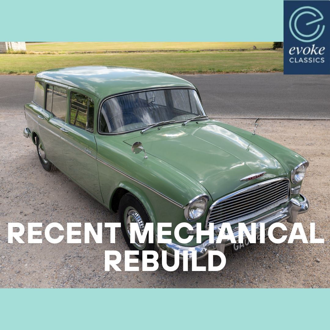 EvokeClassics's tweet photo. LIVE AT AUCTION
1966 Humber Hawk Estate
https://t.co/rEpXEIrWgg
Recent mechanical rebuild
New brakes all round
New shock absorbers
MOT until June 2027
47k miles showing
Desirable Manual with overdrive
HPI Clear
#HumberHawk #ClassicHumber #ClassicCars https://t.co/5iBCj43VWg