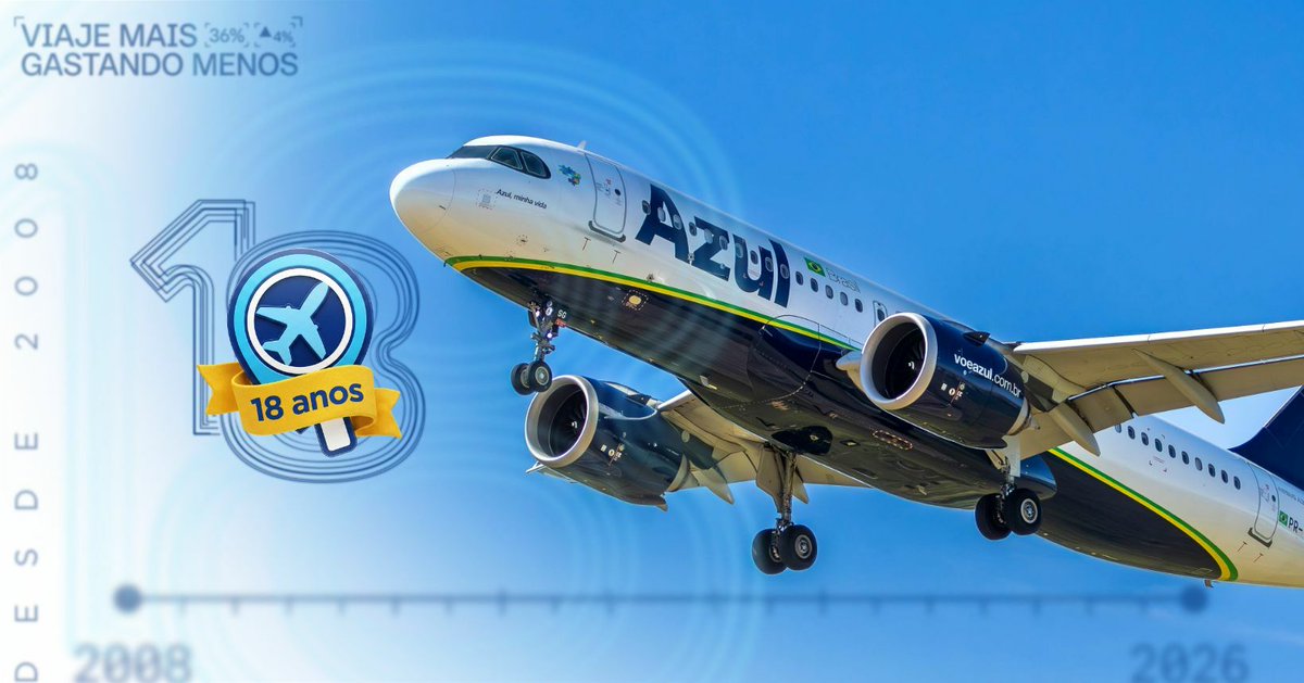 passagensaereas's tweet photo. Azul no aniversário do MD 🎉

Ganhe até 115% de bônus na transferência de pontos do cartão – vale para Livelo e Esfera!

https://t.co/k1mBv8EEjV https://t.co/xZkzwERvuh