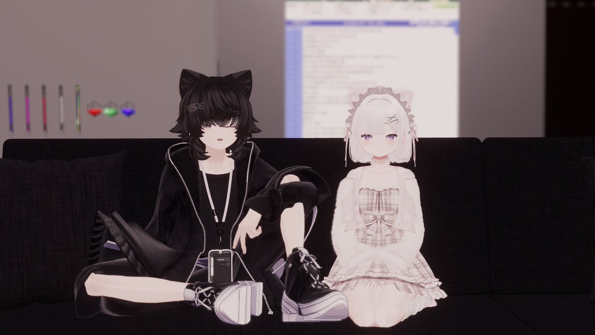 Torutoto_VRC's tweet photo. たまには写真上げないとね。
こくれさんとまったり雑談してた～ https://t.co/FdquWYjYEk