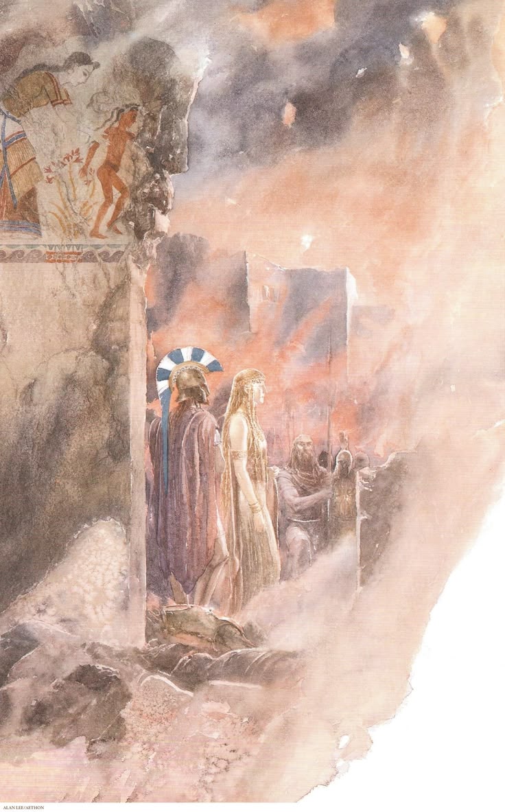 HellenicHist0ry's tweet photo. The Fall of Troy https://t.co/Vkf9BJmS3U