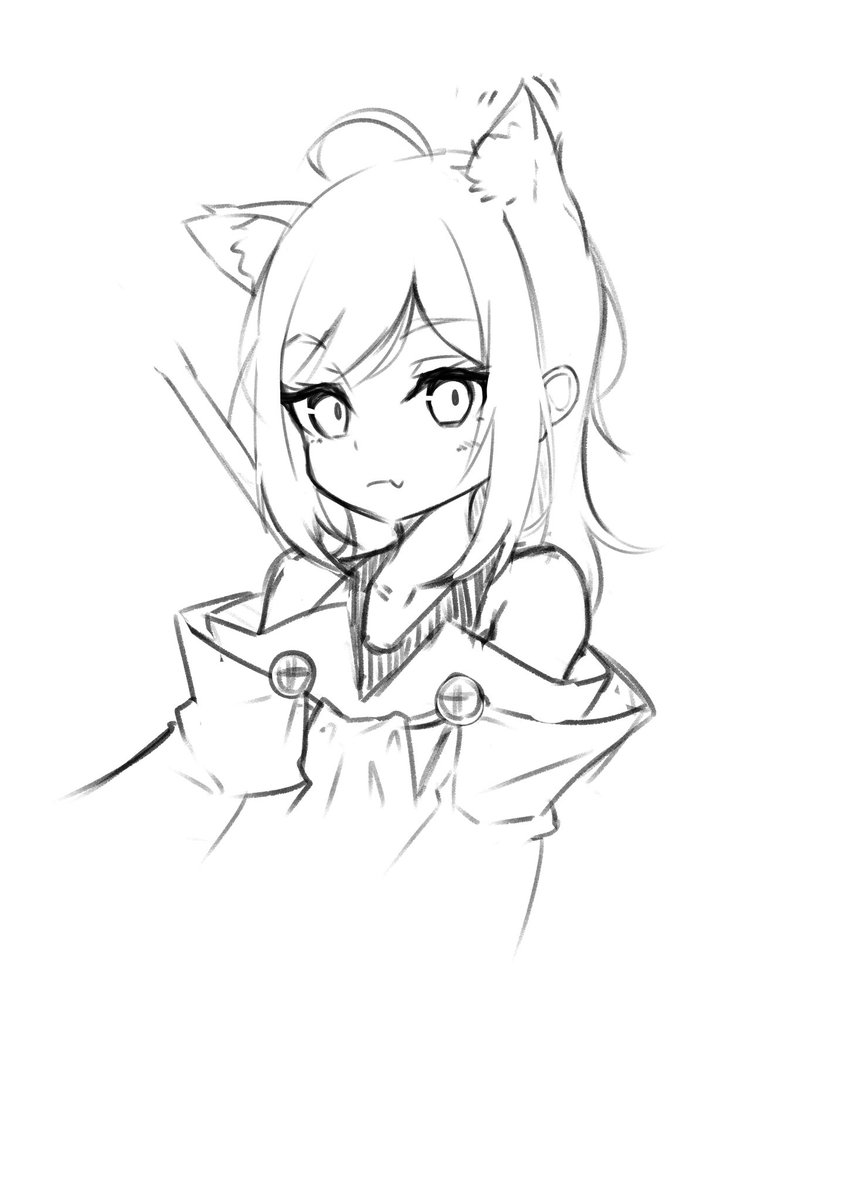 nodoame241's tweet photo. 久しぶりにお絵描きしようとしたら、途中でテンキー壊れてしまった… https://t.co/dVcI27iNuX