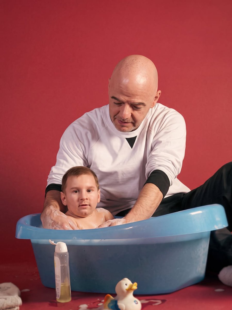 Srishanki's tweet photo. @TrollFootball Meanwhile Pessi getting babysitting with his lover https://t.co/yidIxxpZX7
