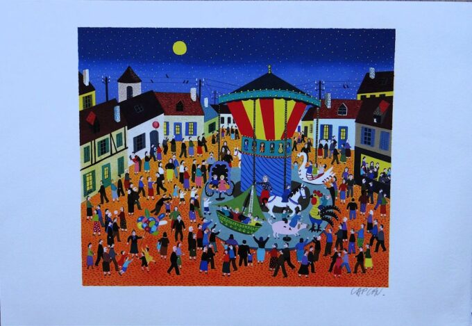 marieartcollec1's tweet photo. Discover Gérard Laplau’s joyful original lithograph "The Carousel"! A vibrant naive art village fairground scene, signed by the artist. Perfect for collectors 🎡✨
https://t.co/Jc7wCDWOtf
#GérardLaplau #NaiveArt #OriginalLithograph #Carousel #FrenchArt #WallArt #ArtCollector https://t.co/fnE2sEbsmM