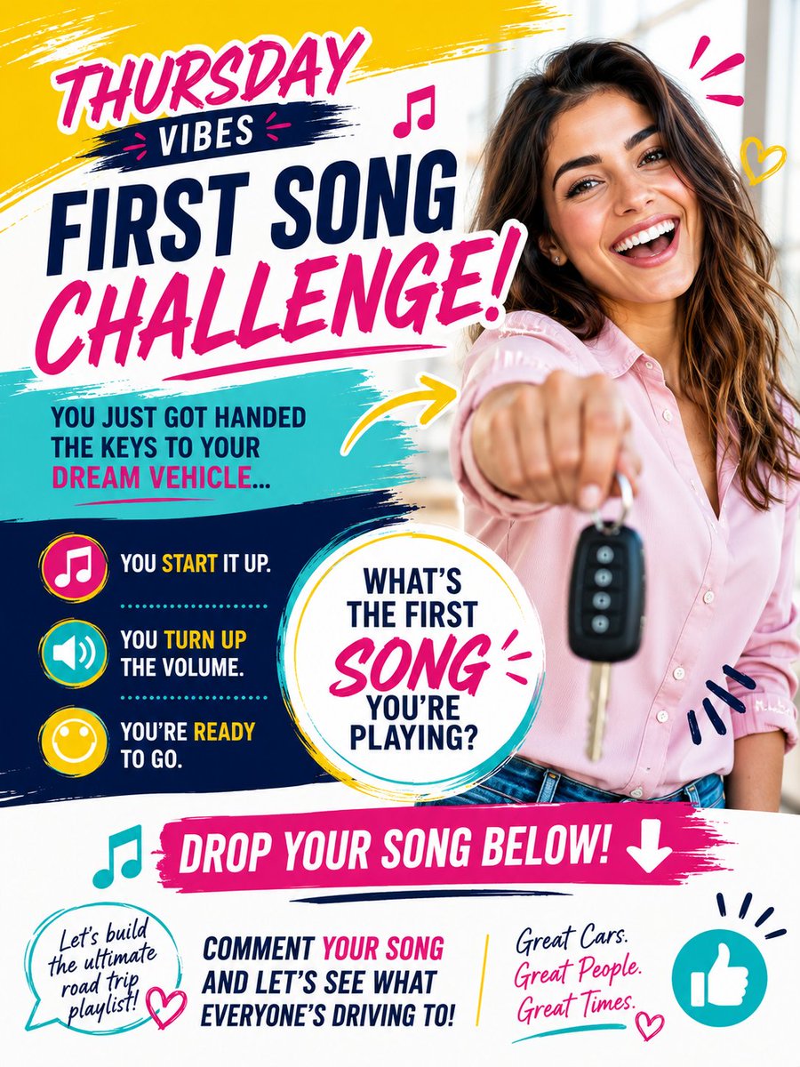 TomballDodge1's tweet photo. You just got handed the keys to your dream vehicle…

You start it up.

🎵 What’s the FIRST song you’re playing?

No judging… we want to know!

👇 Drop the song below.

Then stop by today and see how it sounds from behind the wheel. 😎 https://t.co/lwhj7i9Aqh