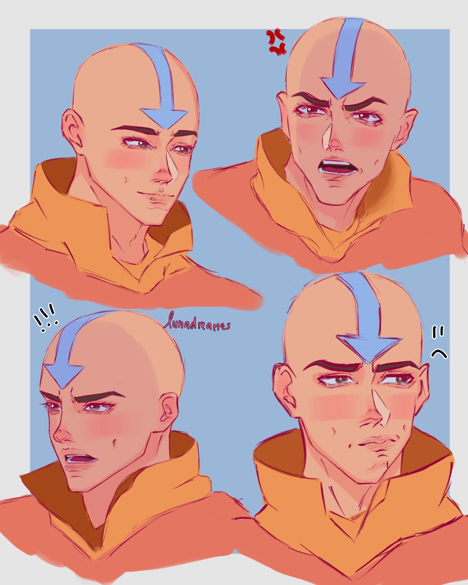 AANGTRUTHER's tweet photo. we love new movie Aang doodles!!

— fanart by lunadreamzs on tumblr https://t.co/yFu5ajtz78
