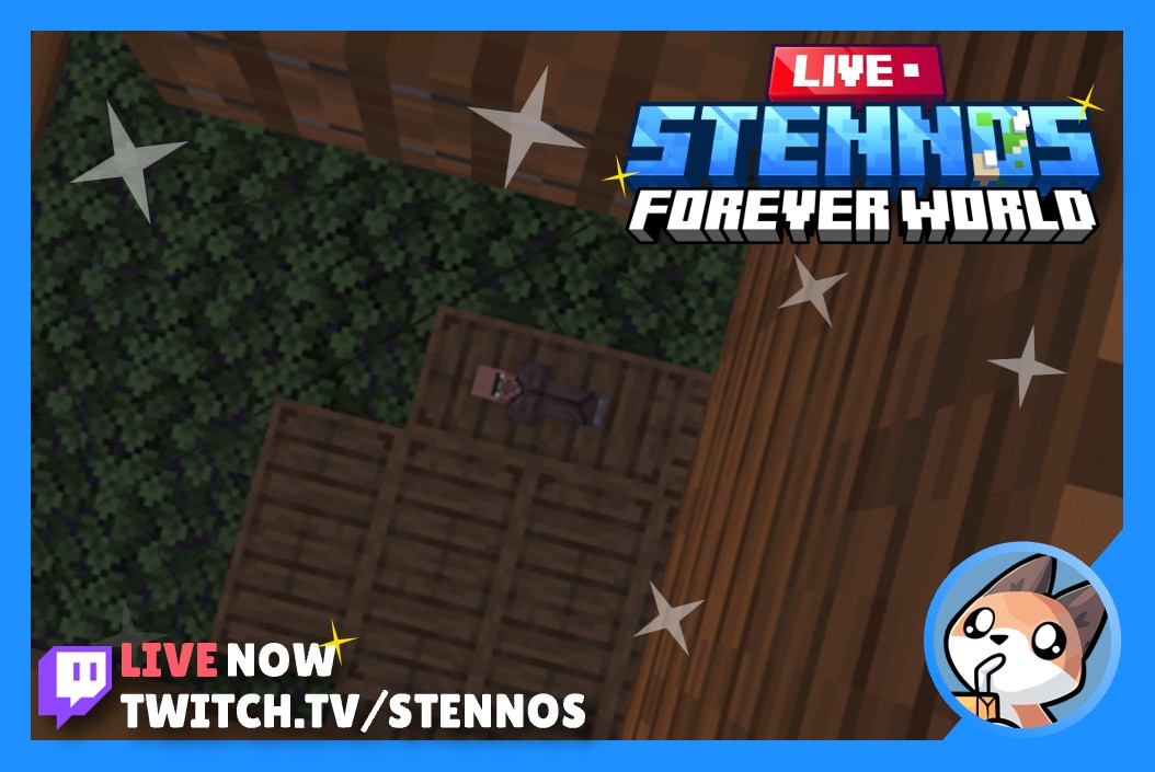 Stennos's tweet photo. Good Morning! It’s Day 786+ in Elendor, working on “Rainbow Road”, today focusing on the Villager trading setup for Glass and Emeralds for more Glass.

Monday-Thursday this week!

Live Now: https://t.co/6Atv7J5fEW https://t.co/YbSHROKMVk