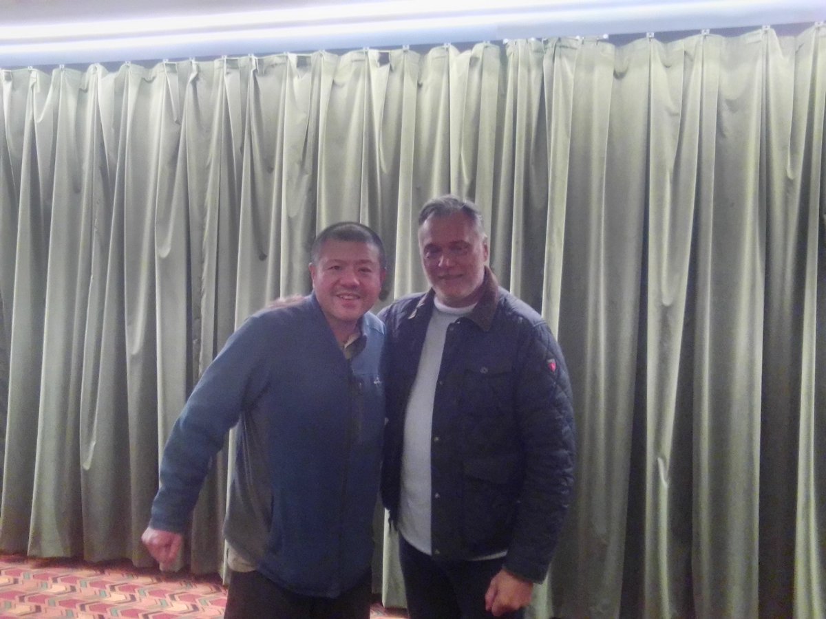 kennythedoosra's tweet photo. Thanks @stangrantcnn former @channel7 @cnn @abctv @abcnews @sbsaustralia @sbsnews @foxtel now @charlessturtuni @monashuni & @satpaper 4 coming 2 Ur talk #whenwordfailus @newsouthbooksau @unsw @wheelercentre @rmit #thecapitolrmit it was gr8 meeting U there. #stangrant. https://t.co/PYtJNgrvny