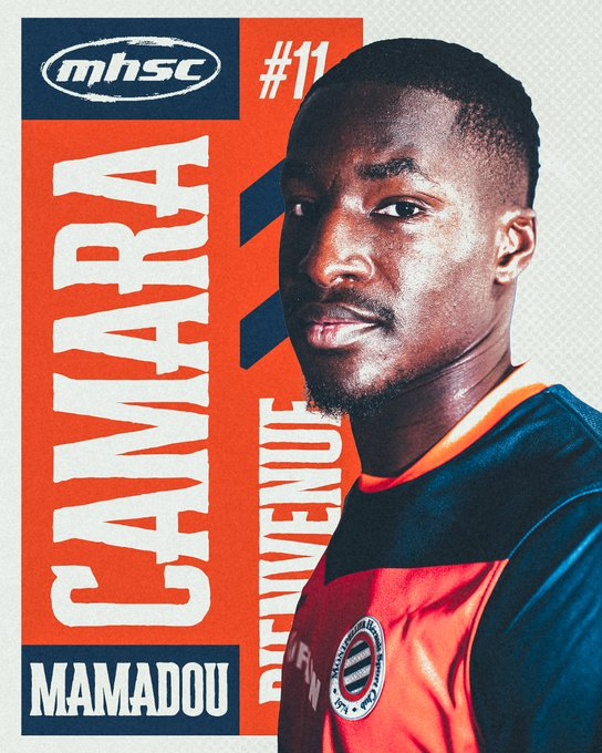 mercatosphera's tweet photo. 🇫🇷 El #Montpellier ha fichado al delantero maliense Mamadou Camara (25 | #StadeLaval) por 400.000 €. Firma hasta junio de 2030. https://t.co/f38TMztLLR
