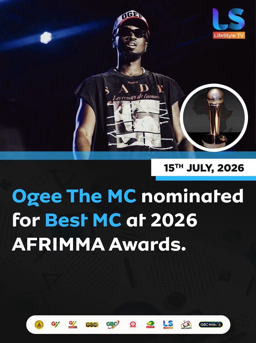 Realbhimnatives's tweet photo. π¨ Congratulations to Ogee The MC on his nomination for Best MC at the 2026 AFRIMMA Awards! ππ₯
A well-deserved recognition for the hard work, consistency, and energy you continue to bring to the entertainment industry.π¬πβ€οΈπ
@OgeeTheMc
#OgeeTheMC #AFRIMMA2026 #BestMC π¬ππ https://t.co/bqsIiE5vSe