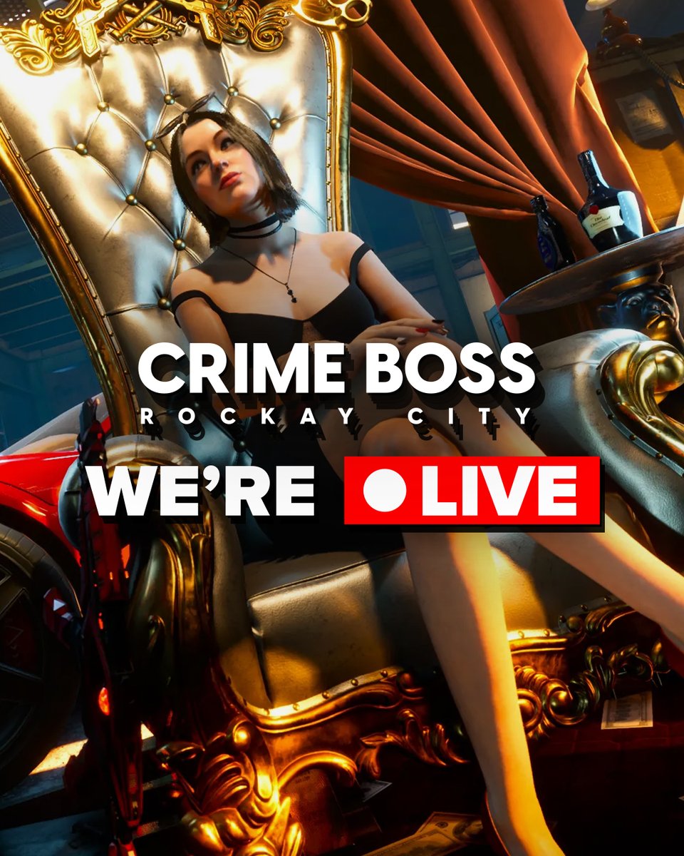 CrimeBossGame's tweet photo. WE'RE LIVE, Bosses. 👑

ModKit Community Showcase is on. Julian and Luke are going through the best community mods right now.

https://t.co/IvYAhIjYMM
https://t.co/ErEAkrWSAK

#CrimeBoss #RockayCity #ModKit https://t.co/iOyJ0ywGik