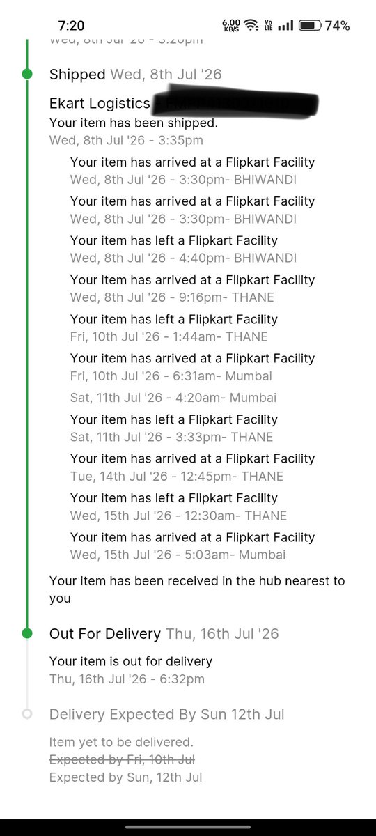 i_m_plj's tweet photo. @flipkartsupport @Flipkart 
Which one is true?

Cc @jagograhakjago https://t.co/yhGa0LqhAb