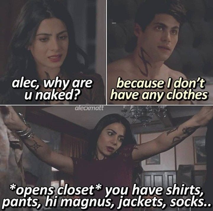 ShadowFandom3's tweet photo. #malec #izzylightwood #shadowhunter https://t.co/WUchJtehdg