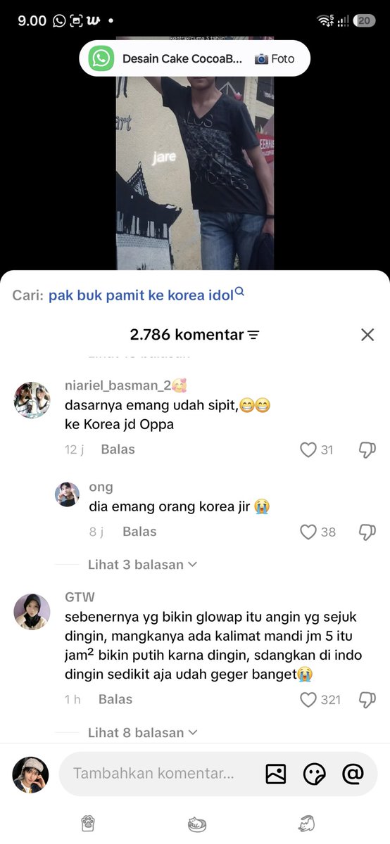 hadid11gie's tweet photo. demi Allah baca komennya ngakak banget tolong😭😭😭😭😭 https://t.co/8boVnZPHcI