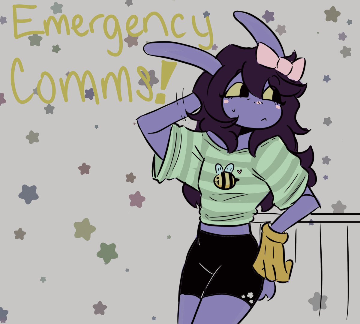 Necocoa1's tweet photo. EMERGENCY COMMS ARE OPEN!!! 

Read below + please share if you can qwq #tadc #emergencycomms #tadcfanarts https://t.co/pi04bYv62K