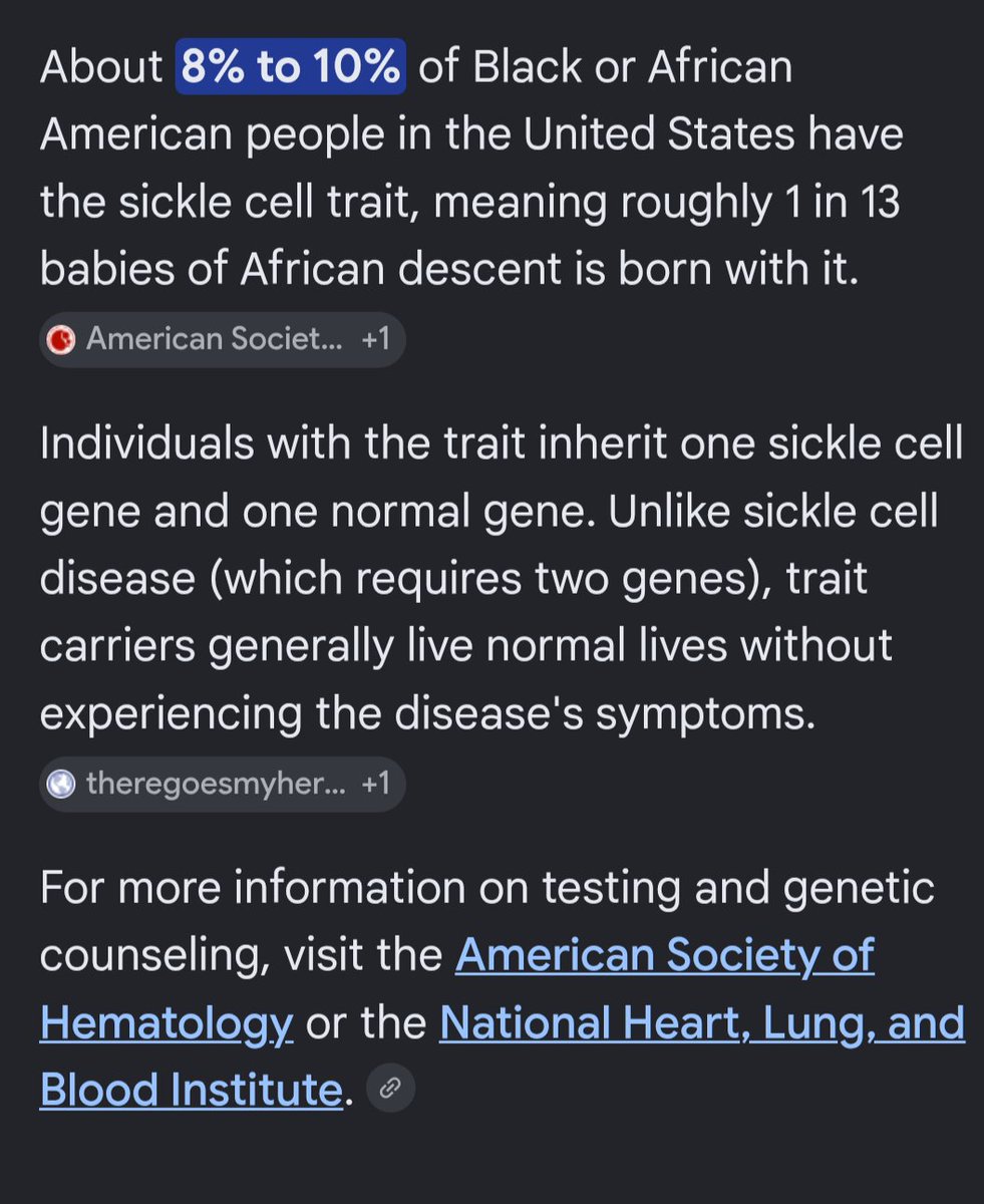 MrEdwards281's tweet photo. @Wright73A @TourPay 92% of Black Americans don't have the sickle cell trait... Just like we have been saying for years most of us don't have ANY African Ancestry.. Sorry we are not a part of your tree. https://t.co/dpV7v9NNwC