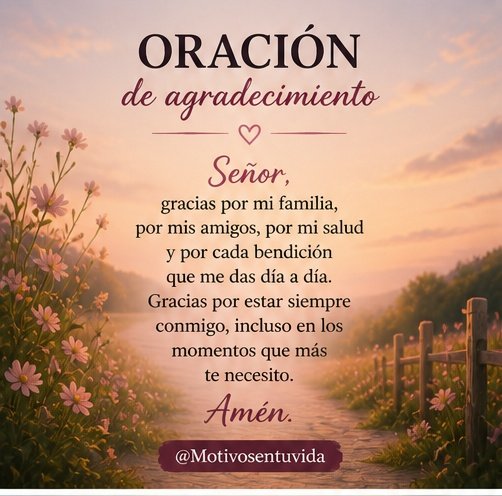 Motivosentuvida's tweet photo. Oración de agradecimiento. 🙏🏻❤️☺️
#BuenosDías 
#BuenosDíasATodos 
#FraseDelDía 
#FelizJueves https://t.co/y3h7m7jUzG