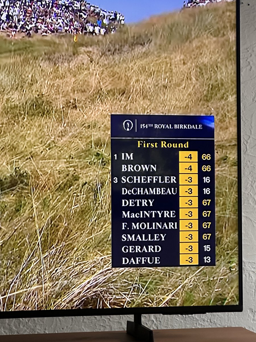 AndyTFE's tweet photo. NBC crew comes in and the popularity fueled leaderboard presentation is back. https://t.co/vG5XKidTdZ
