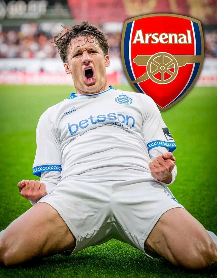Moranrogars's tweet photo. Breaking News: Christos  Tzolis is a Here We Go to Arsenal.

Christos Tzolis a Left winger is likely to replace Leandro Trossard who left Arsenal early this week. https://t.co/AFmkam24uq