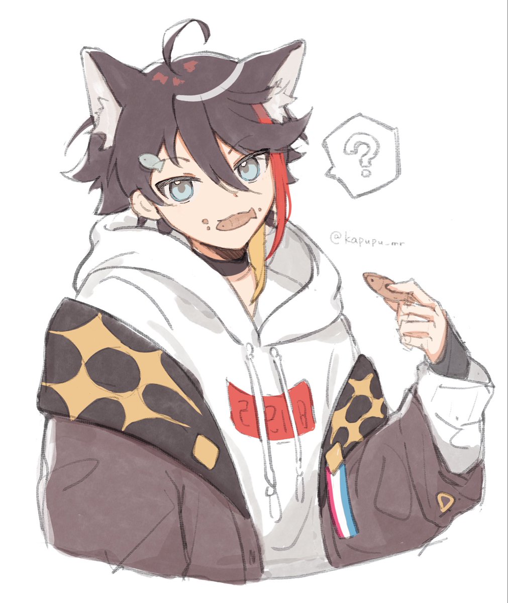 kapupu_mr's tweet photo. もぐもぐにゃんこ🐱🐟🍪 https://t.co/qBAAbiGOI9