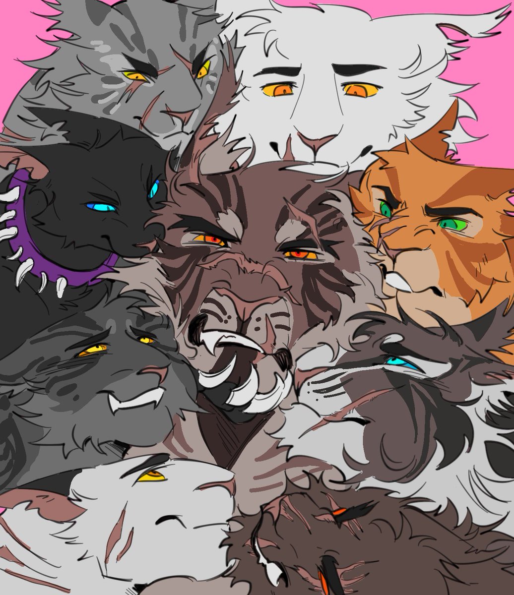 quanhsif's tweet photo. cuddle #warriorcats  not so lovely though https://t.co/p5KftZpQZx