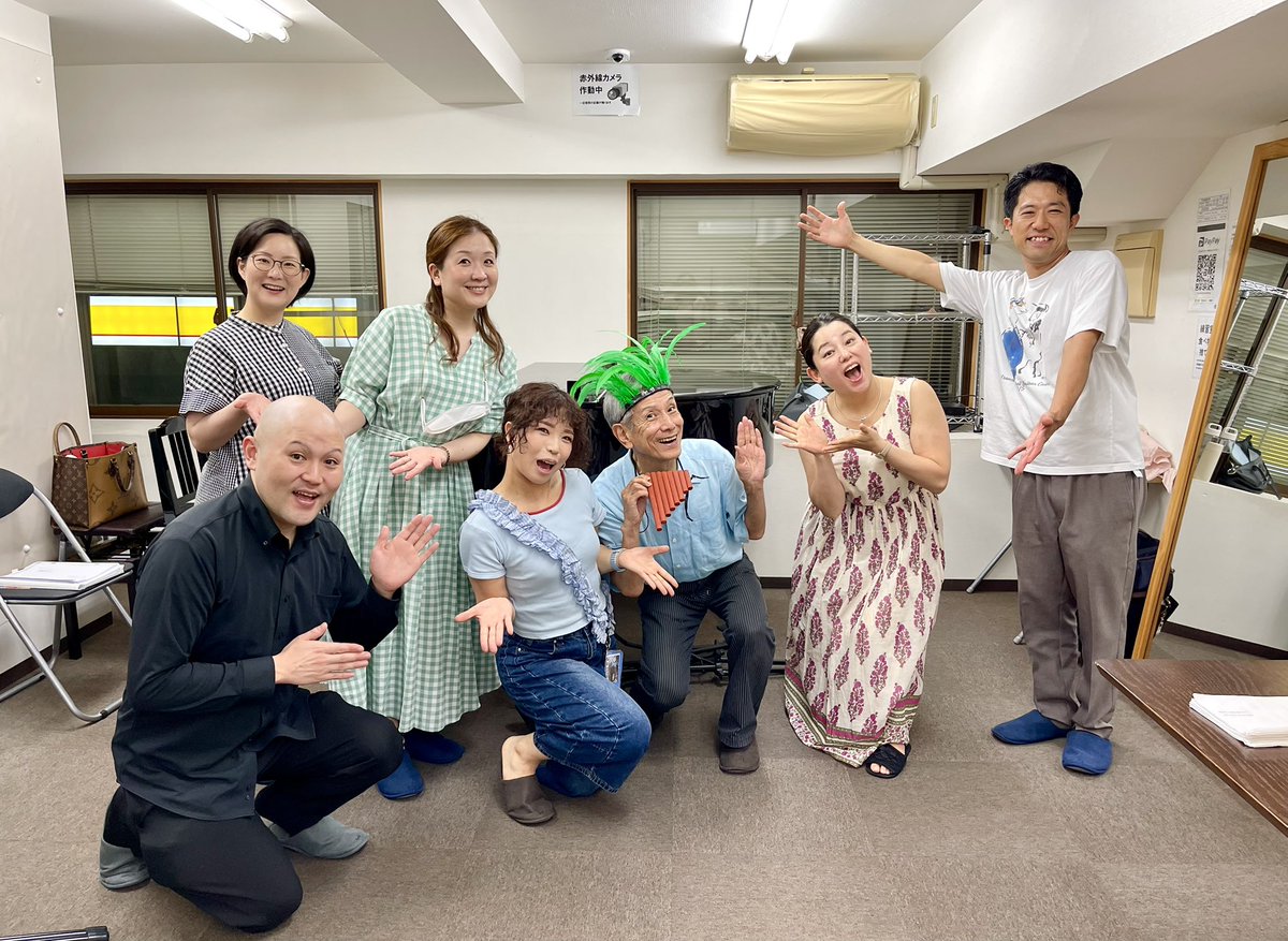 yonedanji_k's tweet photo. 「おぺらくご『魔笛』」の稽古も佳境に入りました✨😃✨　今日のコレペティは辻美帆さん！

7月18日(土)午後2時からDMG MORI やまと郡山城ホールにて開催🎶　当日券もご用意しております🤗

＃粟辻聡　＃奈良フィルハーモニー管弦楽団　＃桂米團治
＃高嶋優羽　＃古瀬まきを　＃糀谷栄里子　＃桂米輝 https://t.co/K4dDboPWNi