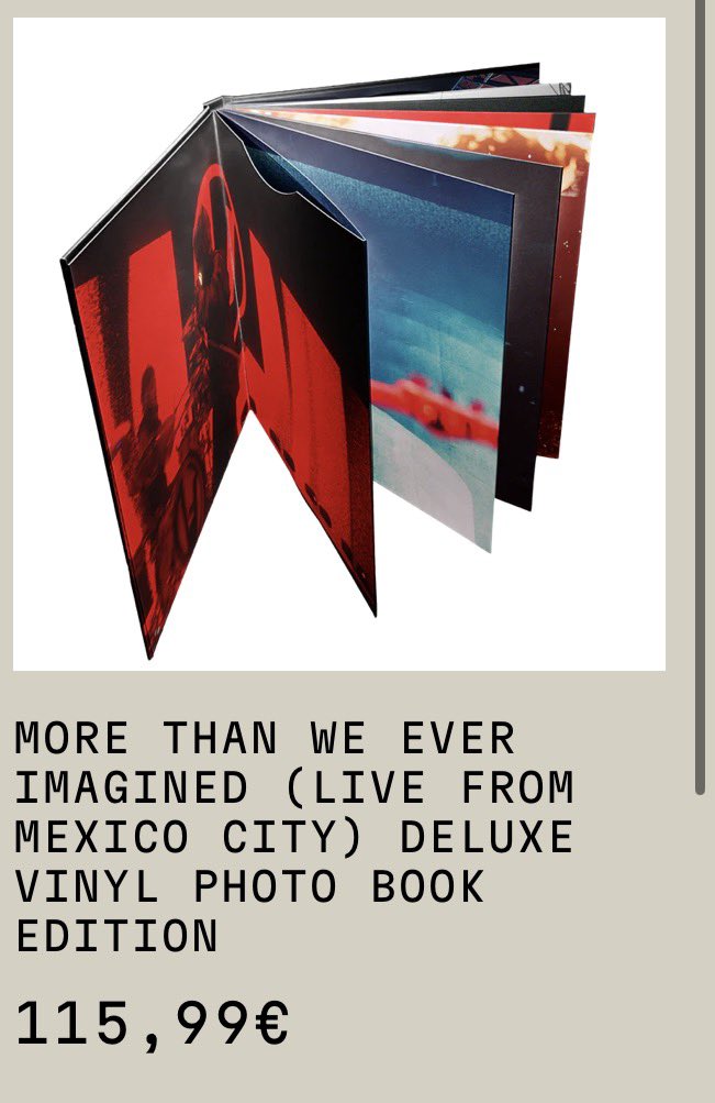 TOPMerchAlerts's tweet photo. MORE THAN WE EVER IMAGINED DELUXE https://t.co/TRfsJJeTF3